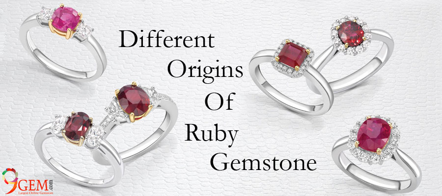 Different Origins Of Ruby Gemstone