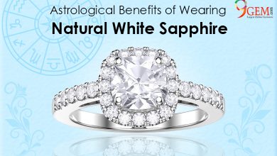 Astrological Benefits Of Wearing Natural White Sapphire